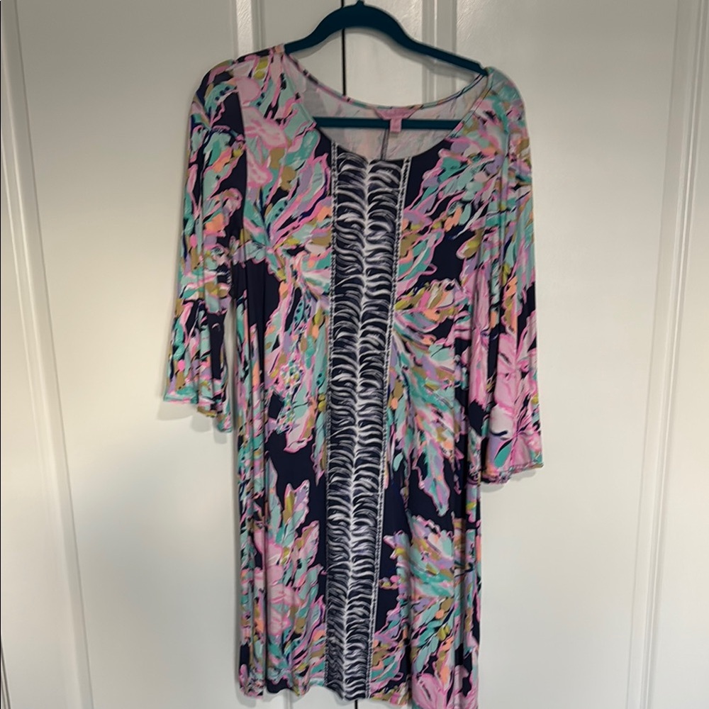Lilly Pulitzer Multicolor Dress with Pink and Blue
